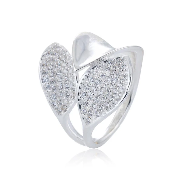 Autumn Leaves Sparkling Big Ring