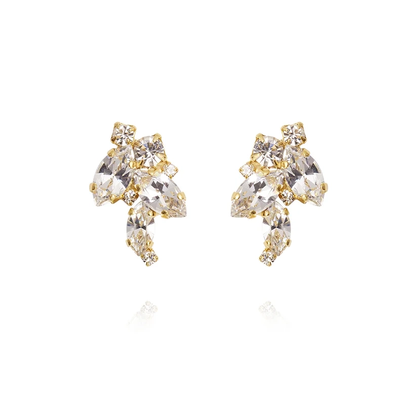 Caroline Svedbom - True Love Earrings Gold Crystal