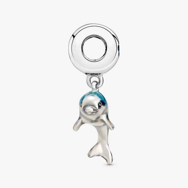 Schimmernder Delfin Charm-Anhänger von PANDORA, Schneller Versand - Nordicspectra.de