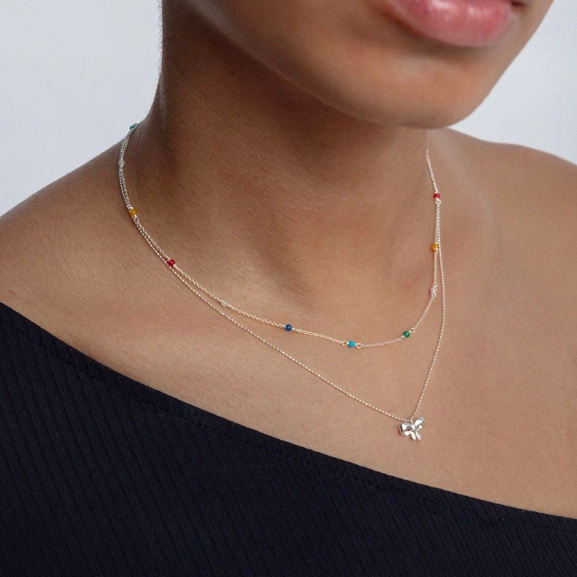 Santa Monica Necklace Silver - Syster P - Snabb leverans & Gratis paketinslagning - Nordic Spectra