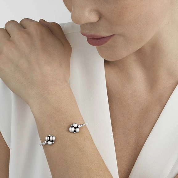 Moonlight Grapes Öppen Armring  - Georg Jensen armband - Snabb frakt & paketinslagning - Nordicspectra.se