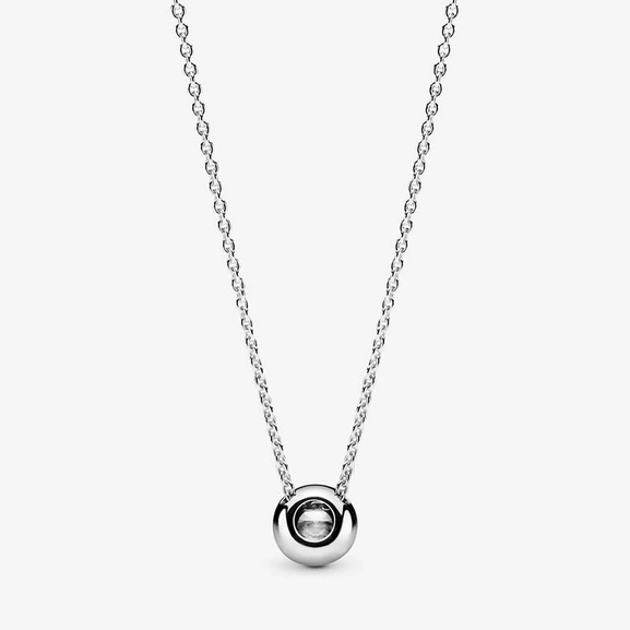 Round Sparkle Halo Halsband - PANDORA - Snabb frakt & paketinslagning - Nordicspectra.se