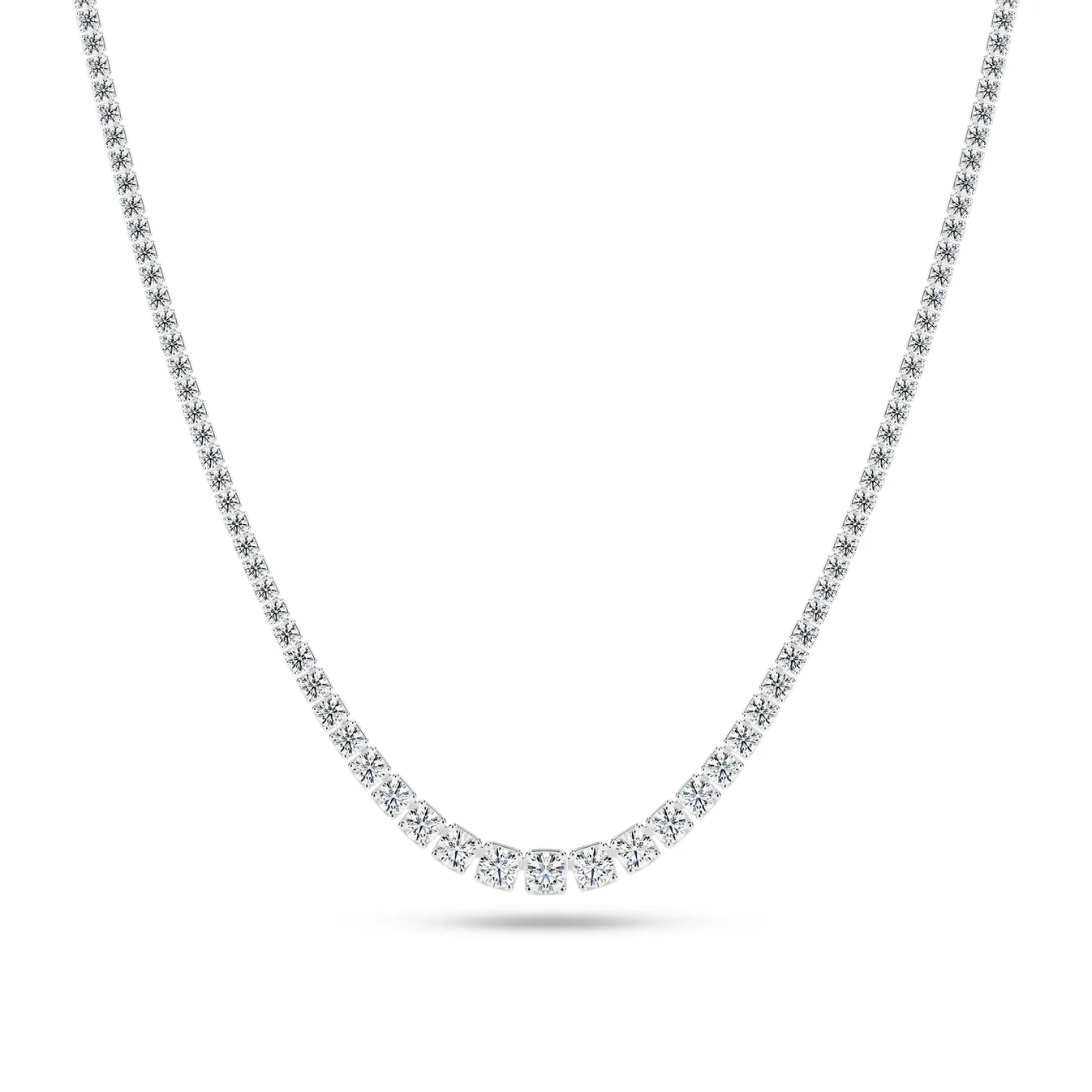 Sif Jakobs - Diamante Tennishalsband 14K Vitguld 11.45 ct