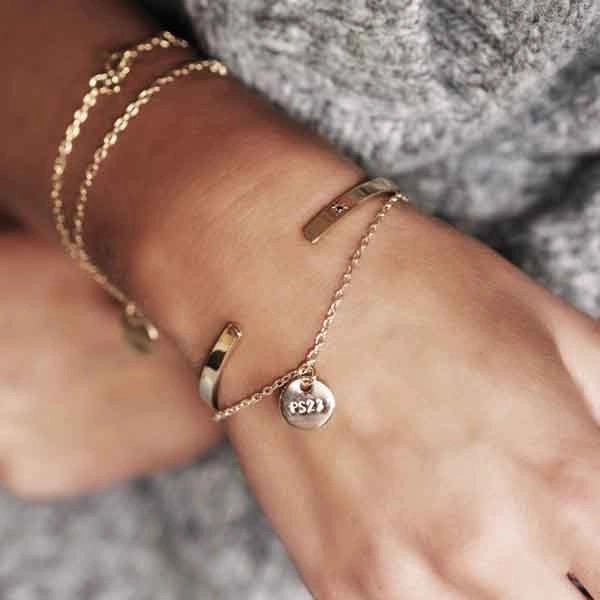 PS23 Coin Bracelet Silver - Emma Israelsson - Snabb frakt & paketinslagning - Nordicspectra.se