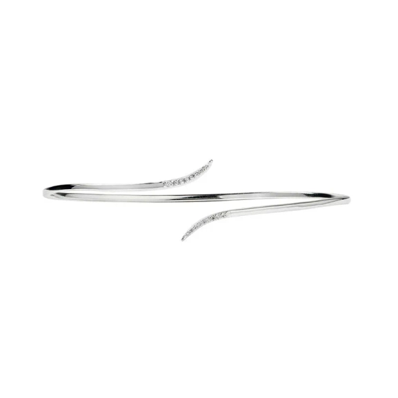 Sparkle Wrap Bangle Silver från Syster P
