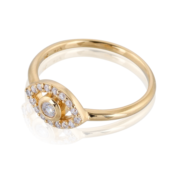 Devine Eye Mini Ring Guld - Carolina Gynning - Moderna smycken med en betydelse - Nordic Spectra