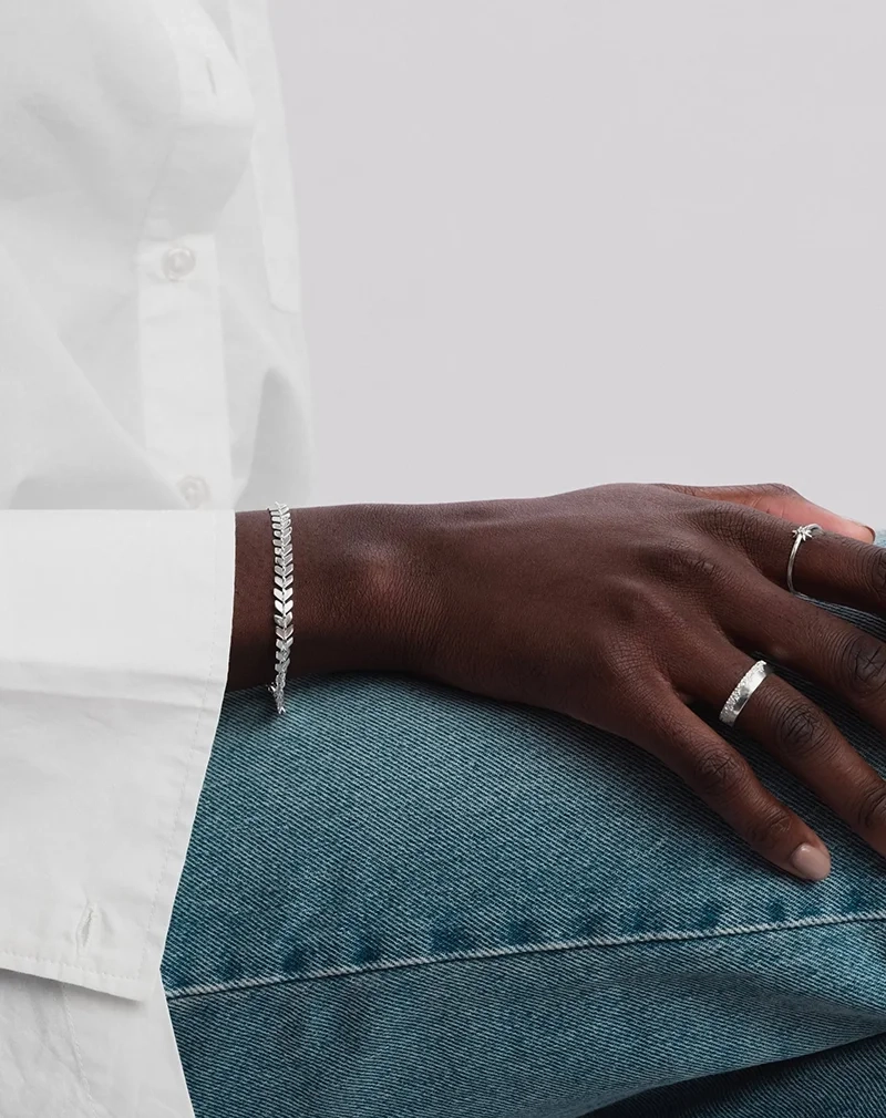 Layers Olivia Bracelet Silver - Syster P - Snabb leverans & Gratis paketinslagning - Nordic Spectra