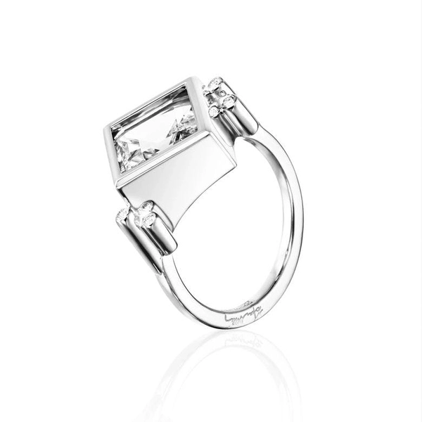 Shiny Memory Ring – Crystal Quartz - Efva Attling ringar - Snabb frakt & paketinslagning - Nordicspectra.se