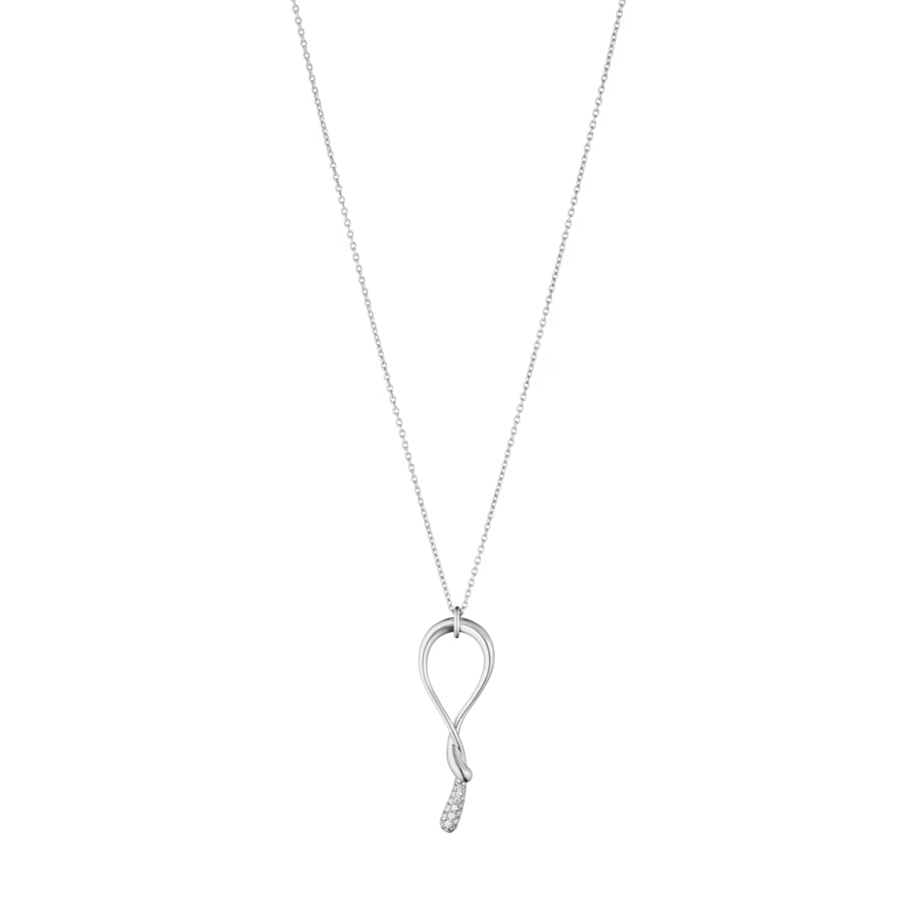 Georg Jensen - Mercy Swirl Halsband Diamanter