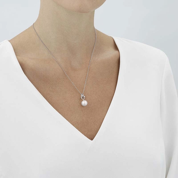 Magic Halskette Weißes Gold Mit Anhänger Perlen Und Diamanten von Georg Jensen, Schneller Versand - Nordicspectra.de