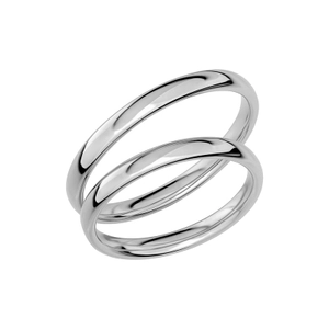 SR1002-2.5 Platina - Vigsel- & förlovningsringar - Schalins - Fri storleksändring* - Nordic Spectra
