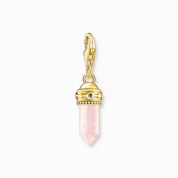 Hexagon med Rosenkvarts Berlock - Thomas Sabo - Snabb leverans & paketinslagning - Nordic Spectra
