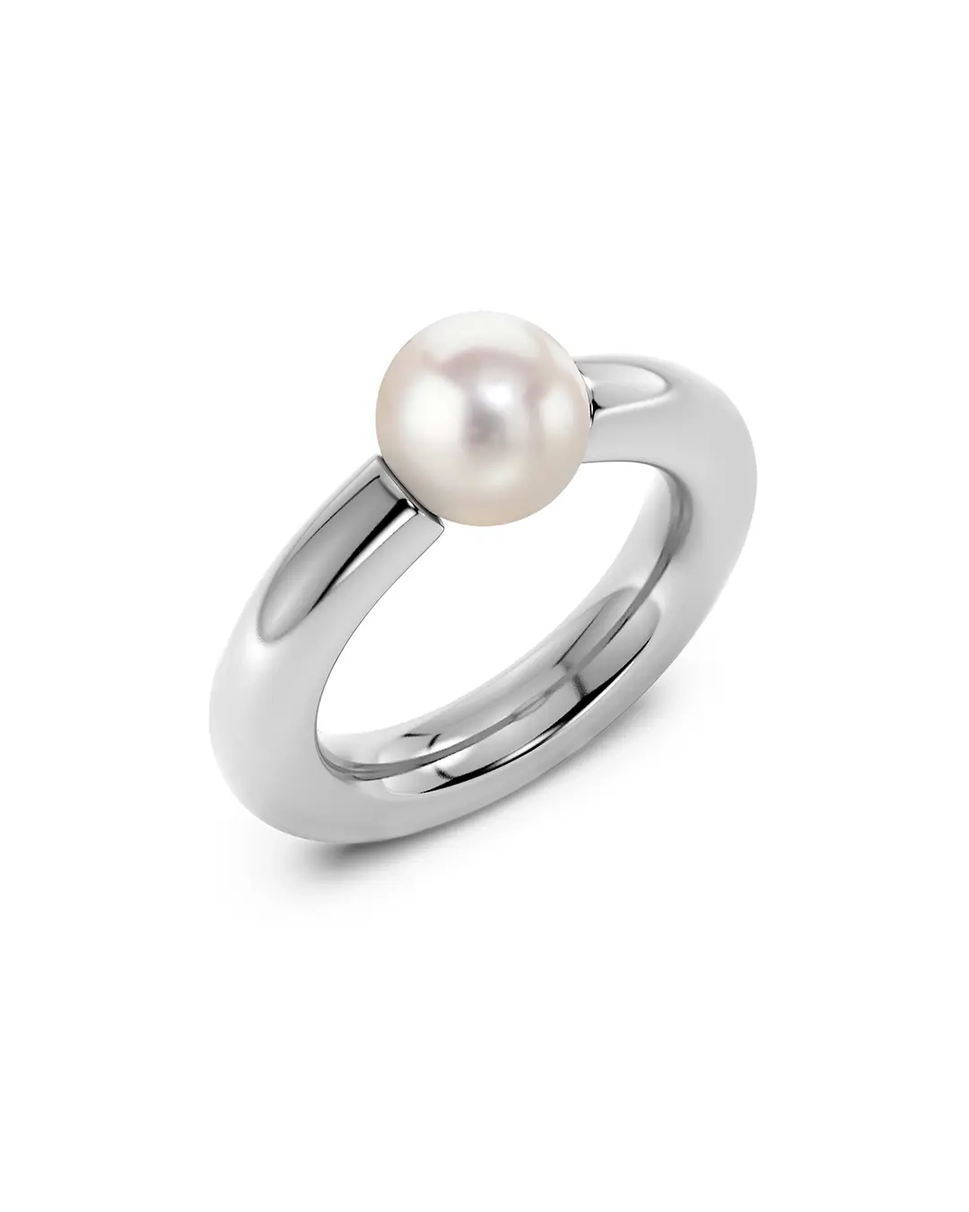 Modernist Pearl Ring Steel - Edblad - Snabba leveranser - Gratis paketinslagning