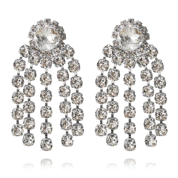 Rafaela Earrings Rhodium Crystal - Caroline Svedbom - Nopea toimitus ja lahjapakkaus - Nordic Spectra