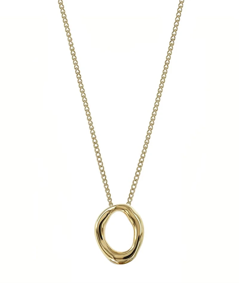ANGELINA Kort Halsband Guld - Astrid & Agnes - Nordic Spectra