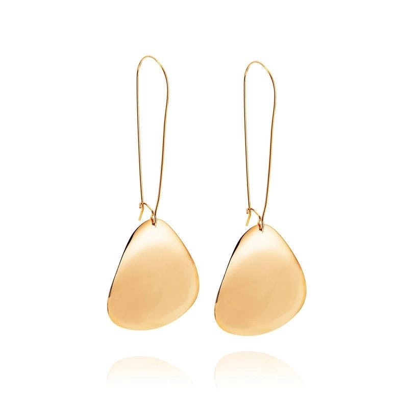 Efva Attling - Rose Petal Earrings Gold