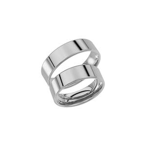 238-6 White Gold - Wedding & engagement rings - Schalins - Scandinavian design - Nordic Spectra