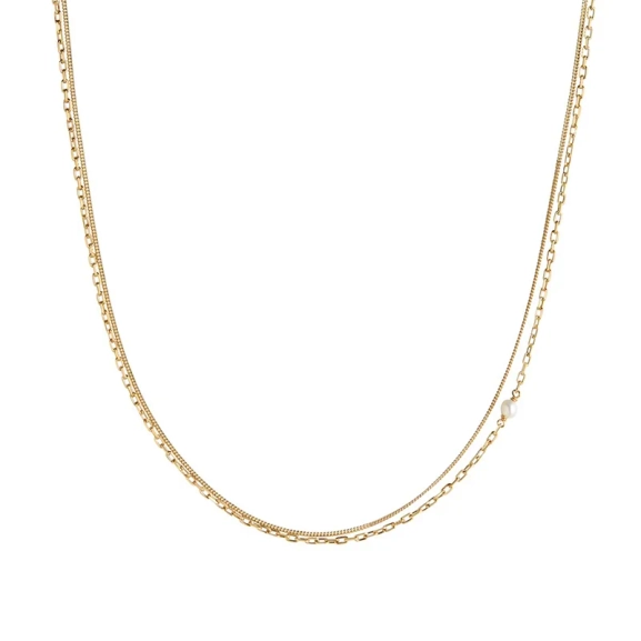 Cantare Necklace Gold - Maria Black - Snabb frakt & paketinslagning - Nordic Spectra