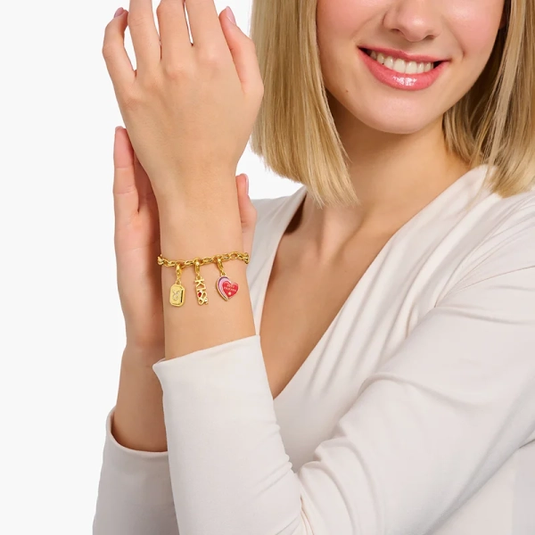 Lejonet Stjärntecken Berlock Guld - Thomas Sabo - Snabb leverans & paketinslagning - Nordic Spectra