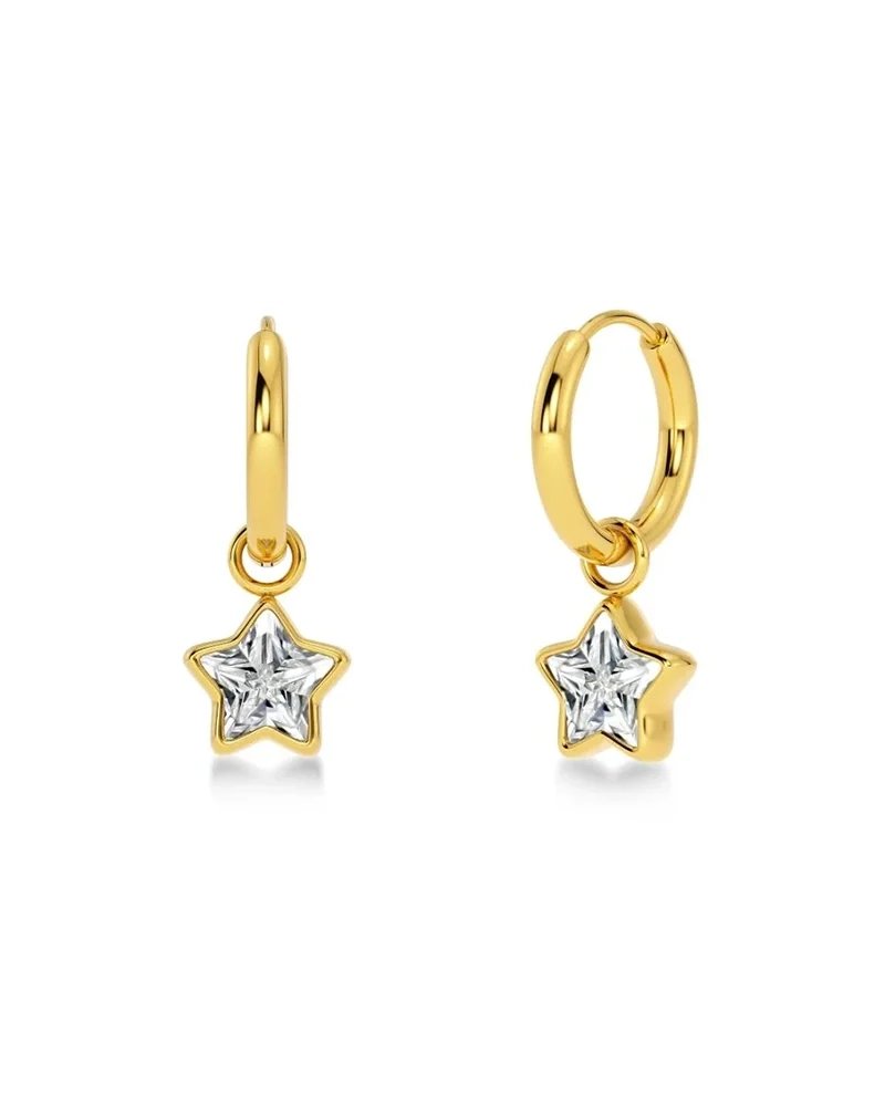 Star Sparkle Hoops Gold - Edblad - Snabb leverans - Gratis paketinslagning