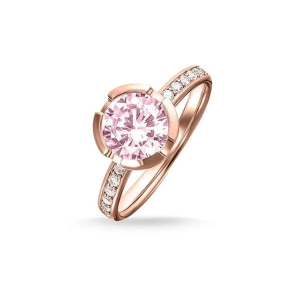 Signature Line Ring Rosa Rosé - Thomas Sabo ringar - Snabb frakt & paketinslagning - Nordicspectra.se