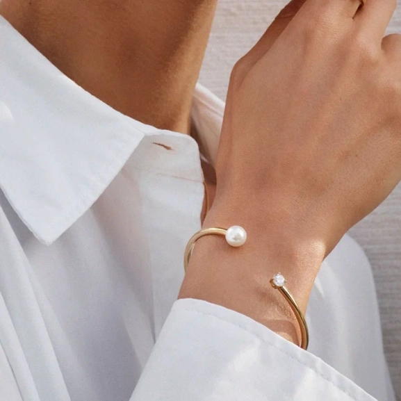 Luna Bangle Gold - Edblad - Snabb frakt & paketinslagning - Nordic Spectra