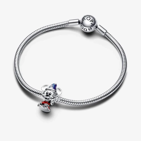 Disney Sorcerer med Musse Pigg - PANDORA - Snabb leverans & paketinslagning - Nordic Spectra
