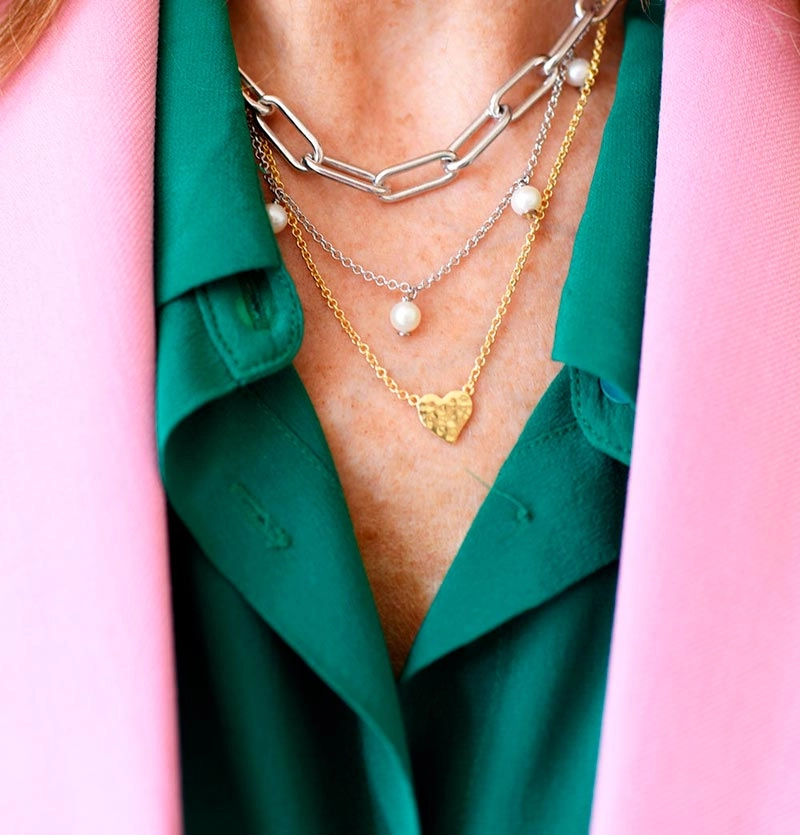 Link Chain Necklace Silver - Sophie By Sophie - Snabb frakt & paketinslagning - Nordicspectra.se