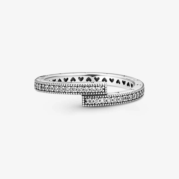 Funkelnder überlappender Ring von PANDORA, Schneller Versand - Nordicspectra.de