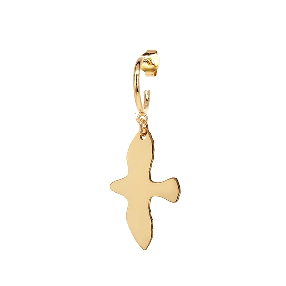 Dove Hoop L Gold - Emma Israelsson - Schmuck im skandinavischen Design - Nordic Spectra