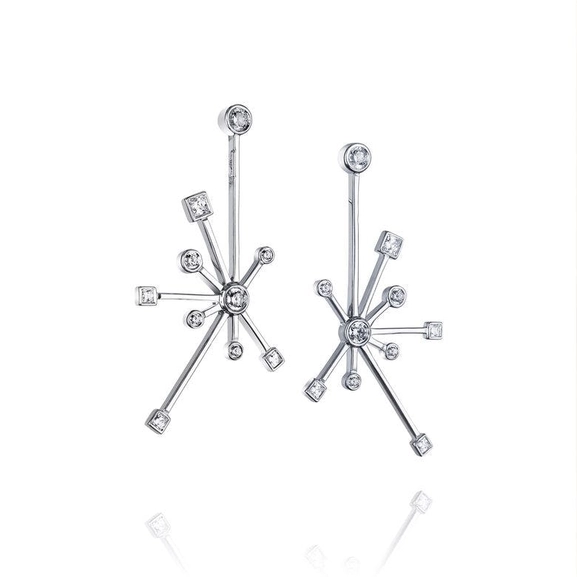Kaboom & Stars Ear White Gold - Efva Attling örhängen - Snabb frakt & paketinslagning - Nordicspectra.se