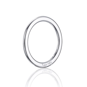 Love Bead Band White Gold