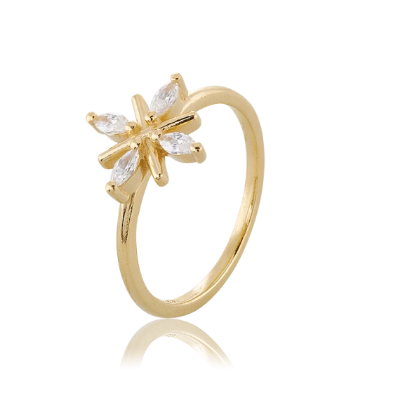Snowflake Ring Guld - Carolina Gynning - Moderna smycken med en betydelse - Nordic Spectra