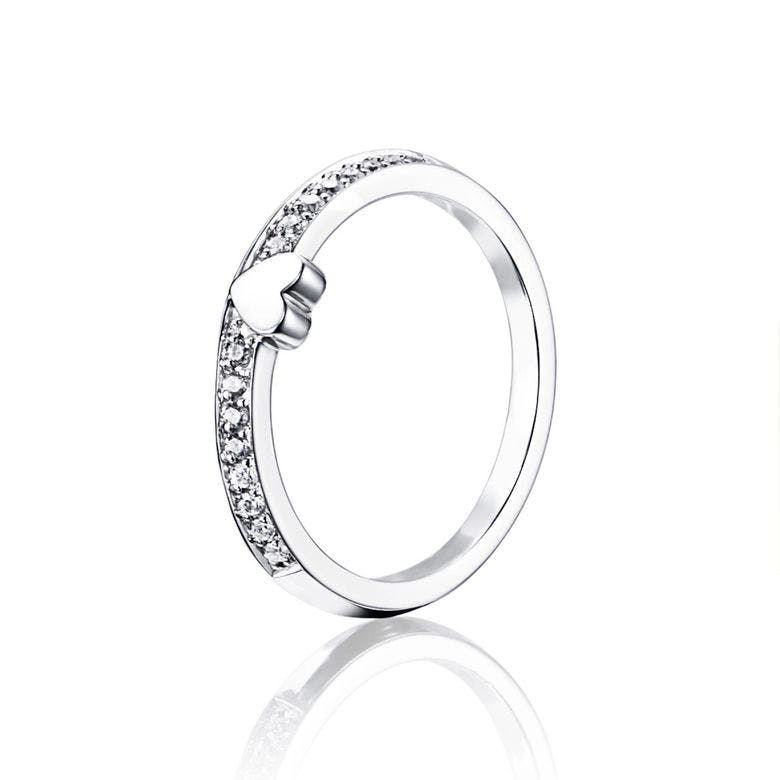 Efva Attling - Paramour Love Thin Ring White Gold