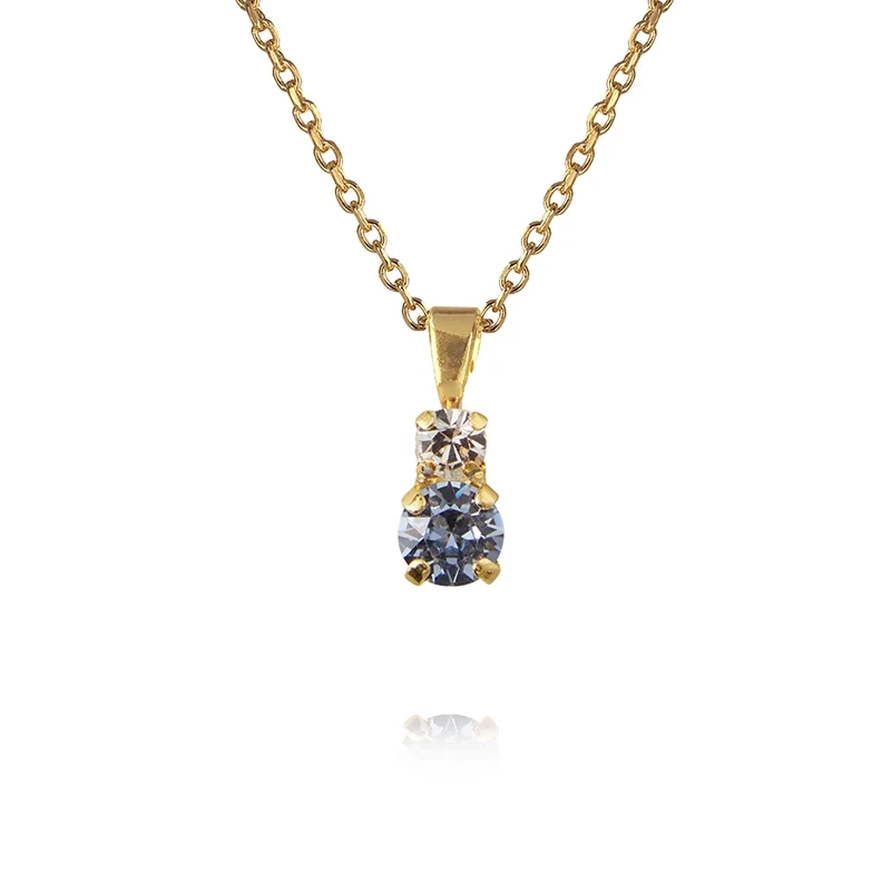 Caroline Svedbom - Leah Necklace Gold Blue Combo