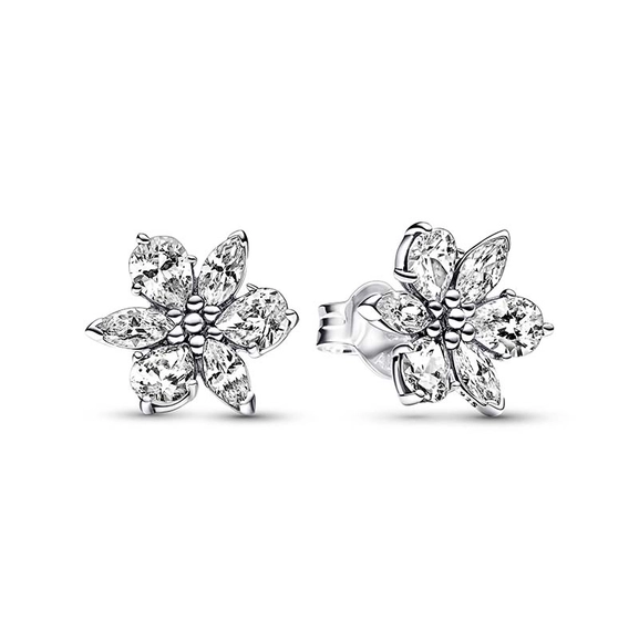 Sparkling Herbarium Cluster Stud Earrings - PANDORA - Suuri valikoima & ilmainen lahjapaketointi - Nordicspectra.fi