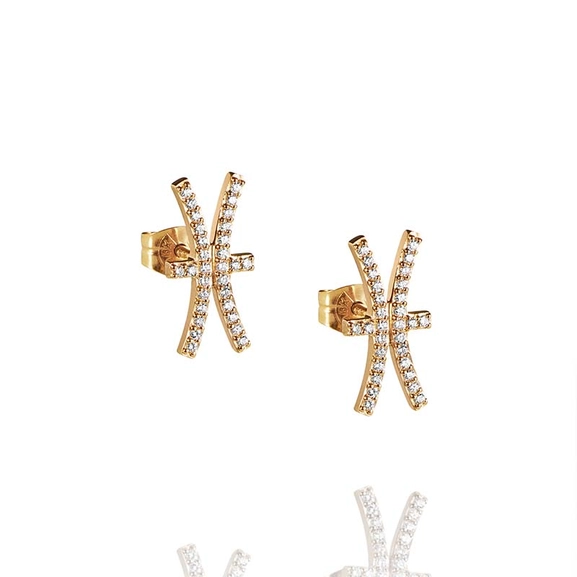 Double Trouble & Stars Ear Gold von Efva Attling, Schneller Versand - Nordicspectra.de