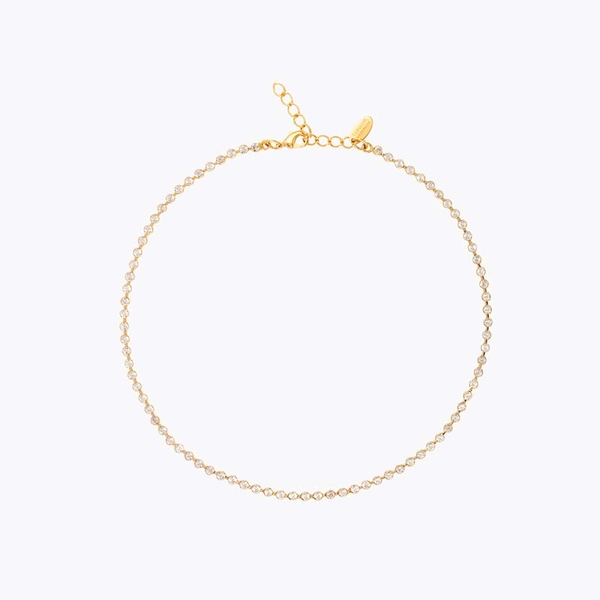 Siri Necklace Gold Crystal - Caroline Svedbom - Snabb frakt & paketinslagning - Nordicspectra.se