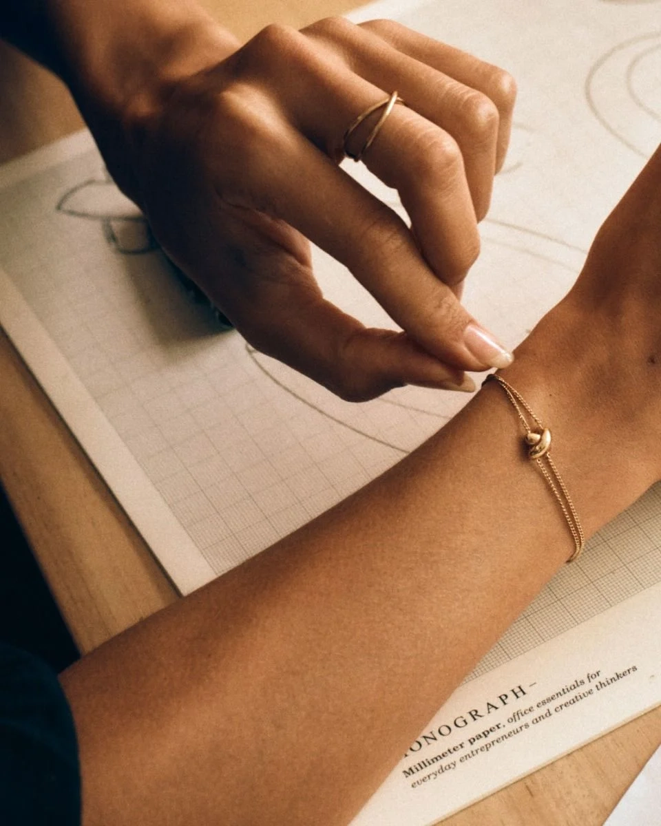 Tunn ring i 14K guldplätering med stilren