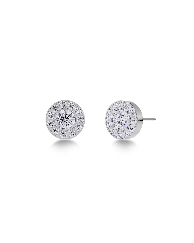 Thassos Studs Silver