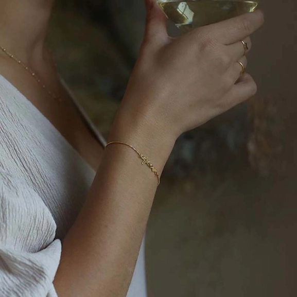 Trust Bracelet Gold -CU Jewellery - Snabb frakt & paketinslagning - Nordicspectra.se