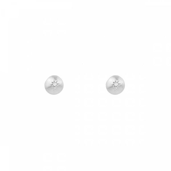 Sparkling Globe Earrings Silver von Emma Israelsson, Schneller Versand - Nordicspectra.de