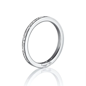 Side Star Ring White Gold - Efva Attling - Vigsel- & Förlovningsringar