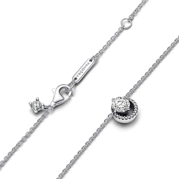 Funkelnder Runder Strahlenkranz Collier-Halskette - PANDORA - Nordic Spectra