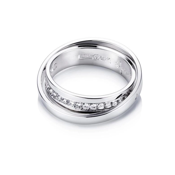 Two Of Us & Stars Ring White Gold - Efva Attling ringar - Snabb frakt & paketinslagning - Nordicspectra.se