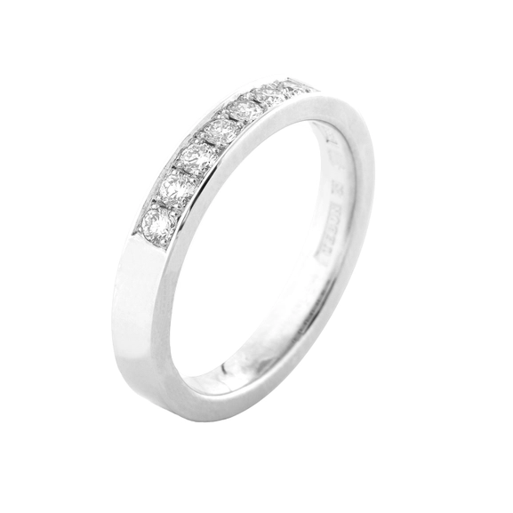Sofia Eternity Ring 0,21 ct White Gold von Nordic Spectra, Schneller Versand - Nordicspectra.de