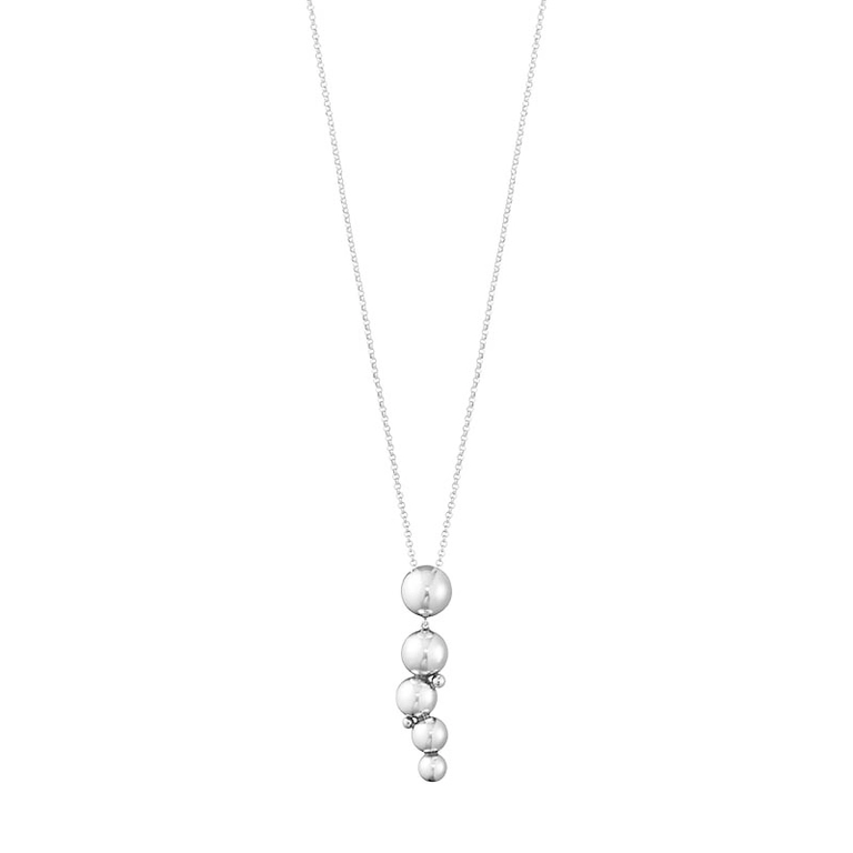 Moonlight Grapes Långt Hängsmycke Silver - Georg Jensen halsband - Snabb frakt & paketinslagning - Nordicspectra.se