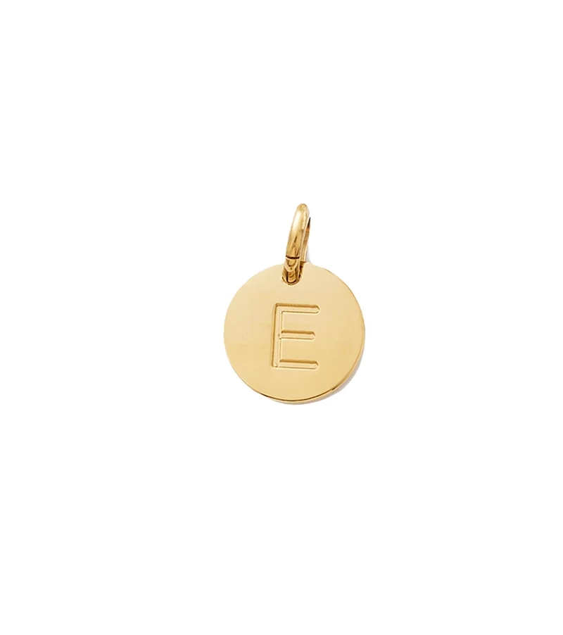 Edblad Alphabet Charm A-Ö Gold halsband herr – bild 9