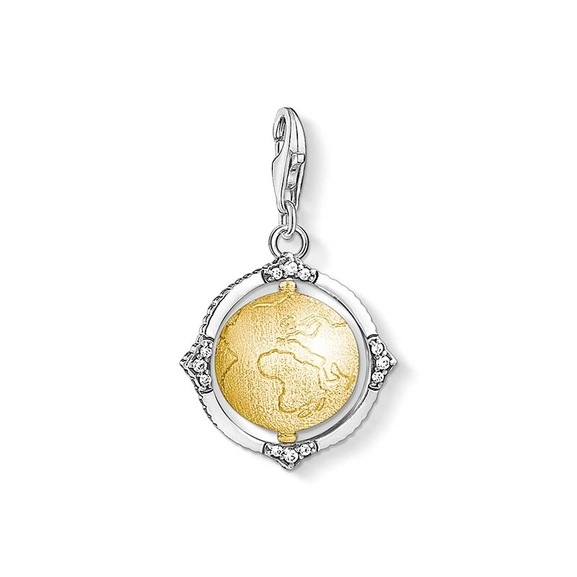 Gyllene Jordglob Berlock - Thomas Sabo berlock - Snabb frakt & paketinslagning - Nordicspectra.se
