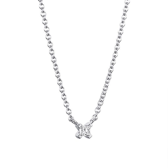 Dolce Vita Princess Necklace White Gold - Efva Attling halsband - Snabb frakt & paketinslagning - Nordicspectra.se